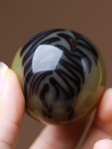 Fitness Ball Handball Solid Horn Health Care Ball Middle-Aged and Elderly Massage Practice Plate Handshake Department Handle Resin Hand Ball