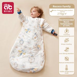 AIBEIDILA | All-Seasons Anti-Kick Infant Sleeping Bag Thickened for Fall Winter