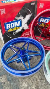BOM RANGSIT MAGS STAR Silver Alloy Wheel for Yamaha Aerox V1/V2 - High-Quality Motorcycle Rim