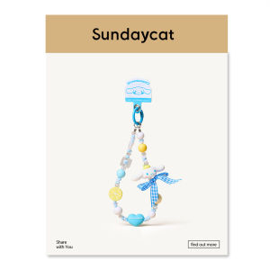Creative SundayCat Pachat Dog Collaborative Mini Doll Backpack Pendant Mobile Phone Chain Fashionable Bag Accessory