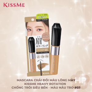 Mascara Chải Đổi Màu Lông Mày Chống Trôi Siêu Bền Kissme Heavy Rotation  Coloring Eyebrow EX 8G (Màu Nâu Tro EX  #03)
