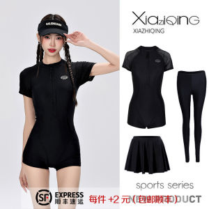 Womens One-Piece Conservative High-Waist Slimming Professional Racing Surfing Diving Suit Hot Spring Swimming Costume