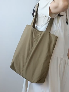 Tas Japanese Multi-pocket Tote Bag Nylon Casual Womens Shoulder Bag Lightweight