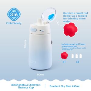 SCHOOLREADY | Children Thermal Cup with Direct Drink Straw