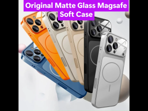 เคสกระจกนาโนแมตต์แบบออริจินัลสำหรับ iPhone 16 Pro Max 16Pro 16plus (จัดส่งรวดเร็วจากประเทศไทย) -เคสแม่เหล็กสำหรับเคสชาร์จไร้สาย Magsafe แบบเกราะ