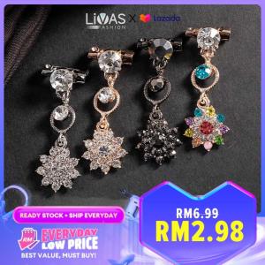 1pcs Kerongsang Tudung Brooch Juntai Pin Bawal Jurai Set Kerongsang Rhinestone Korea Premium Mewah Muslim Fashion Hijab Jewellery