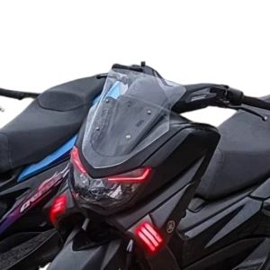 Visor Nmax Old Model Standar Riben dan Bening - Windshield Yamaha N max