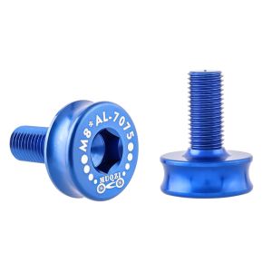 MUQZI 2pcs Crank Arm Fixing Bolt 8mm Hex Screws For Bicycle Square Hole Crankset Bottom Bracket