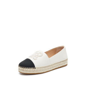 Staccato 2026 New Womens Slip-On Fisherman Shoes Flat Bottom Lazy Shoes Pearl Decorated Casual round Toe mid Heel Rubber Sole