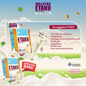 Susu Penggemuk Badan Anak Dan Dewasa Alami Etaku Goat Milk Susu Kambing Etawa Bubuk 200 Gram