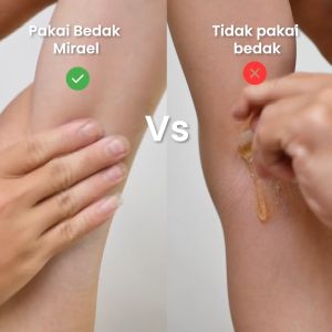 [DISTRIBUTOR RESMI] MIRAEL Soothing Rice Milk Waxing Powder 50g | Bedak waxing pencegah iritasi ketiak setelah waxing