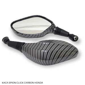 [ BISA COD ] PROMO KACA SPION MOTOR SPION CLICK CARBON HONDA UNIVERSAL SPION KLIK KARBON KACA PUTIH DATAR