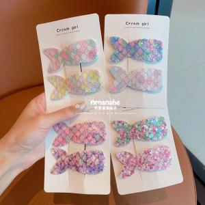 Dreamy Mermaid Hair Clip Sparkling Shiny Daughter Cute Fairy Tale Inspired Hair Accessories Girls Creative DIY Handmade Crafts