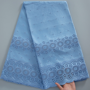 Vải Ren Thụy Sĩ Châu Phi Màu Xám Cao Cấp Dành Cho Nam Chất Liệu Cotton Khô Thêu Tay Thân Thiện Với Môi Trường Khổ Rộng 51/52 Thích Hợp Cho Các Dịp Trang Trọng
