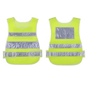 High Visibility Reflective Strip Night Safety Vest Night Traffic Road Cycling Hiking Breathable Mesh Vest Top Workwear Waistcoat