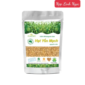 Combo 11 gói Hạt yến mạch nguyên cám Xuân An hũ 500g ( tặng 11 gói yến mạch 150g )