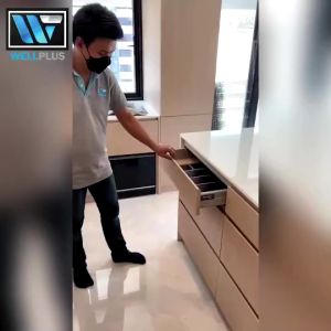 ชุดรางลิ้นชักสำเร็จรูปพร้อมแผงข้าง (TANDEM BOX) ระบบราง Softclose การปิดที่นุ่มนวล