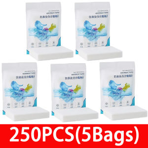 50-500PCS Laundry Tablets Laundry Paper Anti-Staining Clothes Sheets Anti-String Mixing Color Absorption Washing Accessories