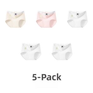 PIER N°5 | Antibacterial Pure Cotton Triangle Panties Womens Extended Crotch Underwear Breathable Seamless Comfortable Daily Wear