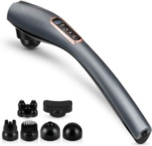 Máy Massage Điện Không Dây Sạc Lại Được Toàn Thân Hồng Ngoại Cầm Tay Kiểu Búa Rung Giúp Thư Giãn Cổ