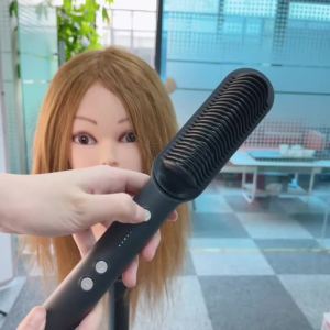 Hair Straightener Professional Quick Heated Electric Hot Comb Hair Comb Personal Care Multifunctional Hairstyle Brush