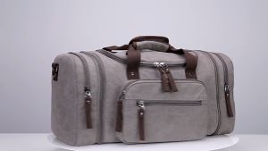 ผู้ชายและผู้หญิ่งเดินทางดูฟิล์ กระเป๋าสะพายผ้าแบบกระเป๋ายิมสำหรับการเดินทางข้ามคืนวันหยุดสัปดาห์ ราคาที่ละเอียด