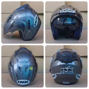 INK HELM  DOUBLE VISOR MERK FDL