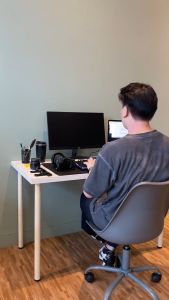 Desk mat DNAC - Minimalistic Desk mat Mousepad Leather from DNAC