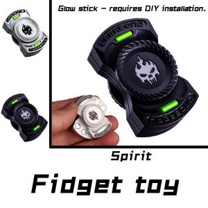 Magnetic Spinner Fidget Toy for ADHD Anxiety Relief Push Play Stress Relief Gadget Quiet Office Desk Sensory Toy for Adults/kids