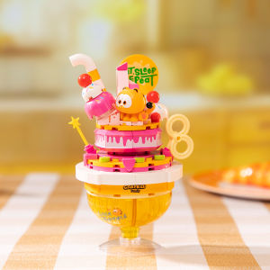 Pantasy | Garfield Food Series Educational Building Blocks Desk Decor