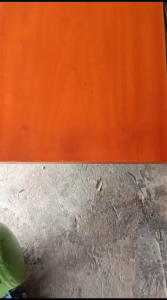 papan ambalan finsihing cat lebar 15cm | kayu mahoni