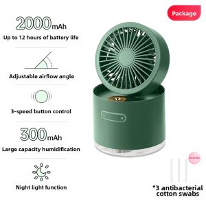 SHEZI | Portable USB Charging Humidifier with Light Sound and Aromatherapy Spraying