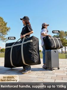 MANJIELI | Oxford Cloth Large Capacity Clothing and Quilt Storage Bag