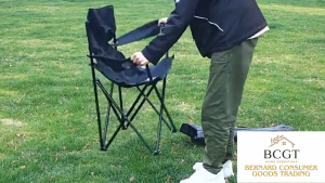 Portable Folding Camping Chair Outdoor Foldable Chair with Cup Holder Carry Bag Fishing Beach Picnic Chair