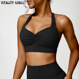 Áo Ngực Tập Yoga Vitality Bé Gáis Cổ Treo Thấm Hút Mồ Hôi Thoáng Khí Nhanh Khô Hỗ Trợ Vừa Phải Dành Cho Nữ