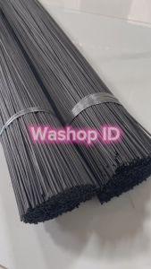 Jeruji Sangkar lidi 25 mm Panjang 65cm isi 400 batang Ruji hitam Berkualitas Kuat Halus Bulat