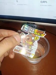 Sticker Kata-kata Viral - Anti Air - Isi 20 Pcs