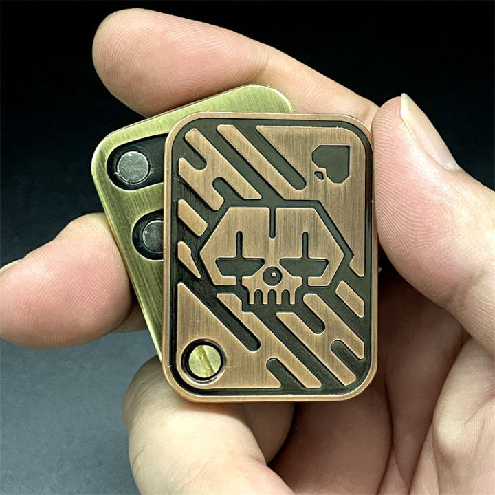 EDC Metal Fidget Slider Magnetico Push Stress Relief - Foto 13