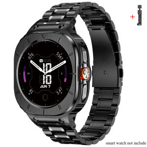 Stainless Steel Case+Strap for Samsung Galaxy Watch Ultra 2025 47mm Business Bracelet for Galaxy Watch 7 Ultra Replacement Strap
