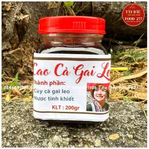 Cà gai leo 200gr dạng cao cô đặc tinh chế giải độc gan hiệu quả Cao cà gai leo nguyên chất-  TÂY BẮC FOOD 277
