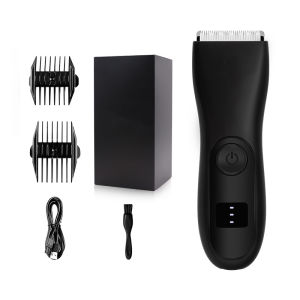 Body Hair Trimmer for Men BallsLadys Bikini Clipper Shaver Hair Removal Safety Quiet Trimmer Groin & Body Shaver Groomer for Male and Female