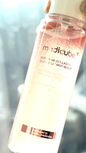 PDRN Pink Collagen Glow Jelly Mist Serum | Dual-Texture Glow Spray with Niacinamide Glutathione