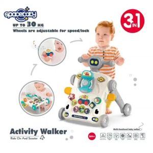 SUGAR Baby 5 in 1 Push Walker Activity Table Ride On Scooter / SB 8311 / SB 8111 / 8109