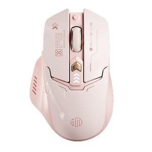 inphic | Inphic New F8 II 2.4G Wireless Silent Mouse Rechargeable Battery Power Display Girls Wireless Mouse