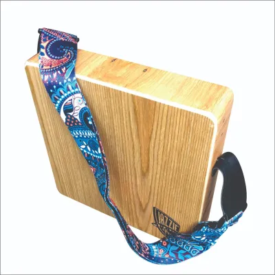 Professional Premium Travel Cajon SOB-7 Akustik Electric Kayu Oak Solidwood Dengan Strap dan Tas