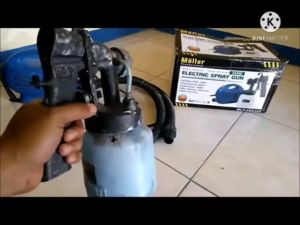 Kompresor Cat Mini Listrik Paint Zoom Spray Gun Alat Cat Semprot Elektrik Murah original