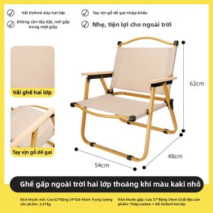 LINSI | Ghế Dã Ngoại Gấp Đỡ Cắm Trại Picnic Đi Cá Portable