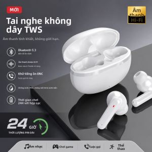 Lenovo | Tai Nghe Bluetooth 5.0 KaiAqua G51 Có Độ Trễ Thấp Điều Khiển Bằng Cảm Ứng HD Gọi Điện Không Dây Chống Nước Tai Nghe Không Dây Dành Cho Phòng Tập Thể Dục Tập Luyện Đi Lại Chơi Game