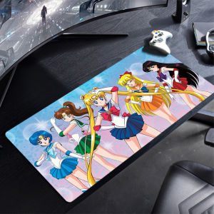 Bandai | Mouse Pad Sailor Moon Computer Speed Type Carpet Mat For e-sports Players Laptop Keyboard Mousepad XXL Office Desk Mat