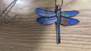 1Pc Dragonfly Hanging Decoration Hanging Pendant Wind Chime Suncatcher Home Window Ornament Garden Decor Car Interior Decoration